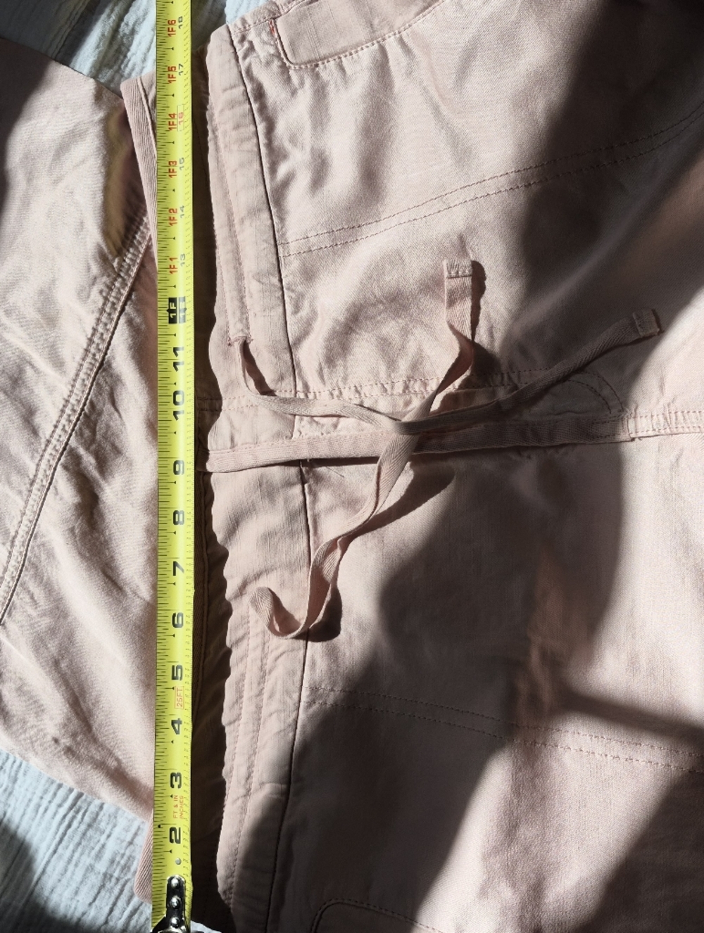 Anthropologie Pilcro Satin Parachute Pants,  Size 32, Pink, Like New - Picture 8 of 15